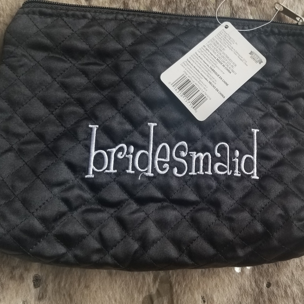 Modern Romance Bridesmaid cosmetic bag
